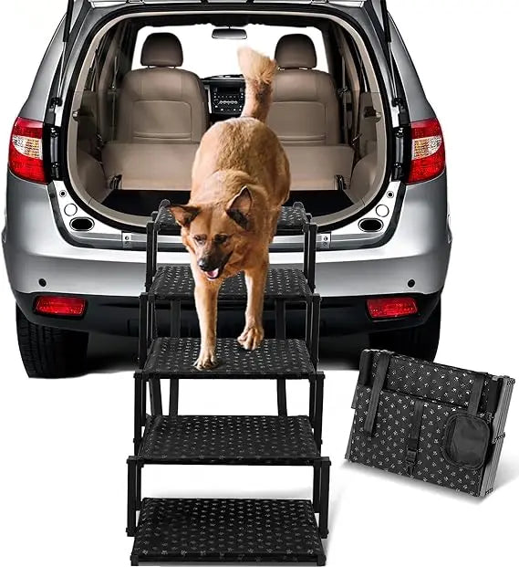 Large Dog Ramp Portable Car SUV Truck Steps Up To 200 Lbs