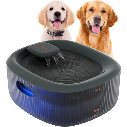 Dog Water Fountain For Large Dogs 6L 205oz 1.7Gal Automatic Water Dispenser For Dogs And Cats With 2 Filters Ultra