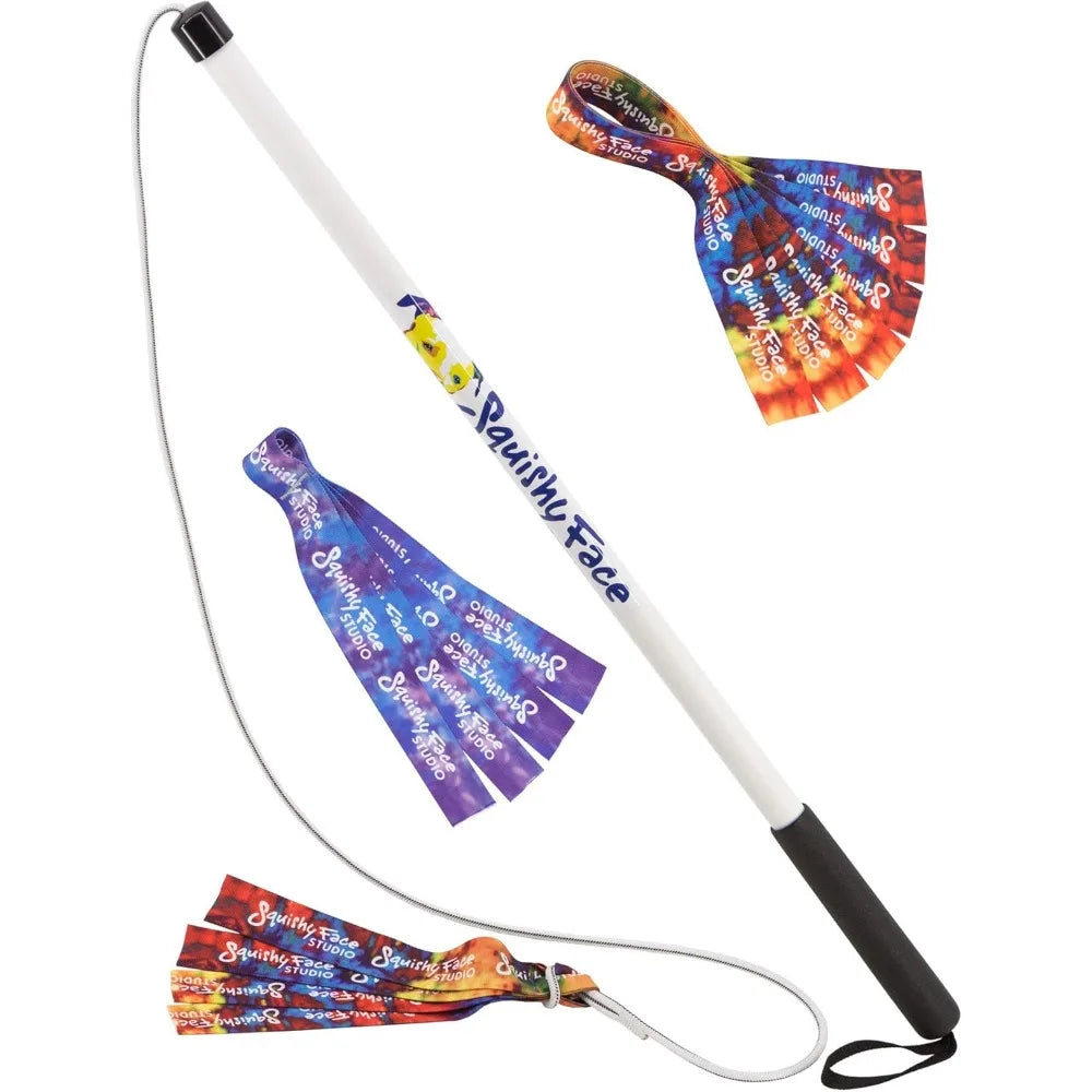 Flirt Pole V2 Dog Exercise Toy With 2 Lures 1 Tug 36 Inch