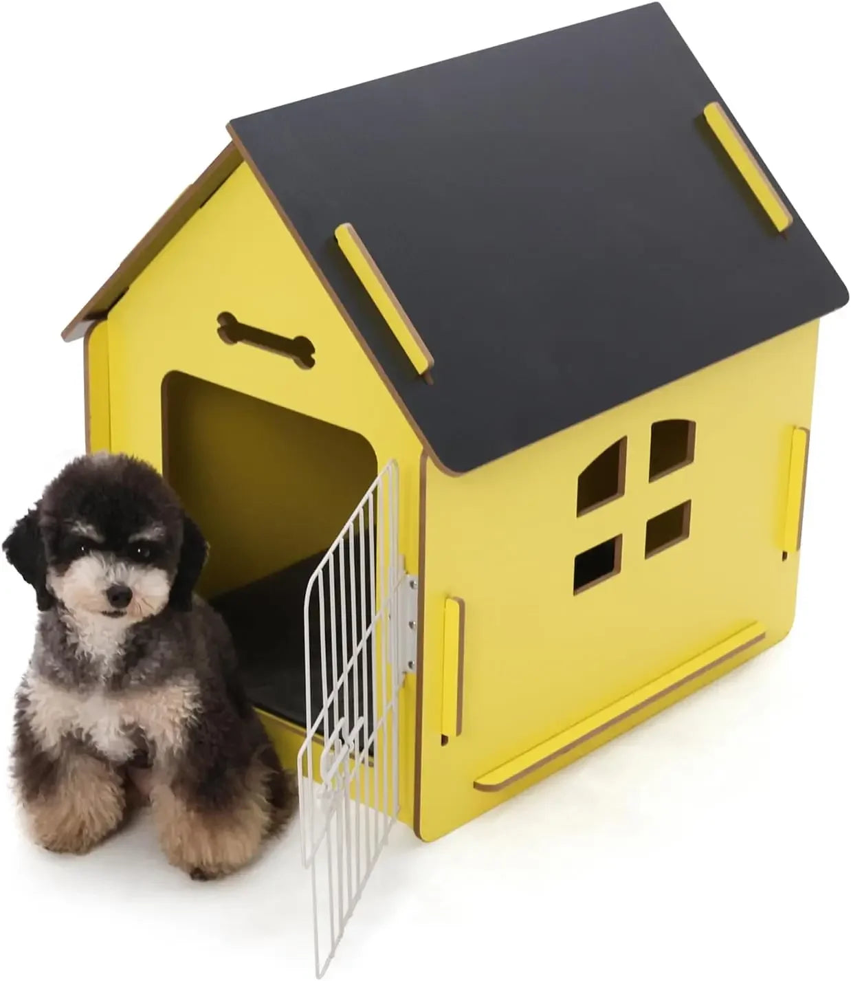 Cozy Wooden Indoor Dog House For Small Pets And Cats