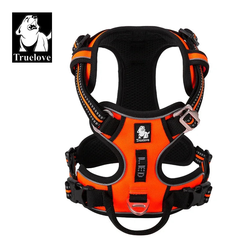 Truelove Explosionproof Dog Harness Camouflage Reflective Nylon Special Edition Upgrade TLH5653 Easy To Adjust