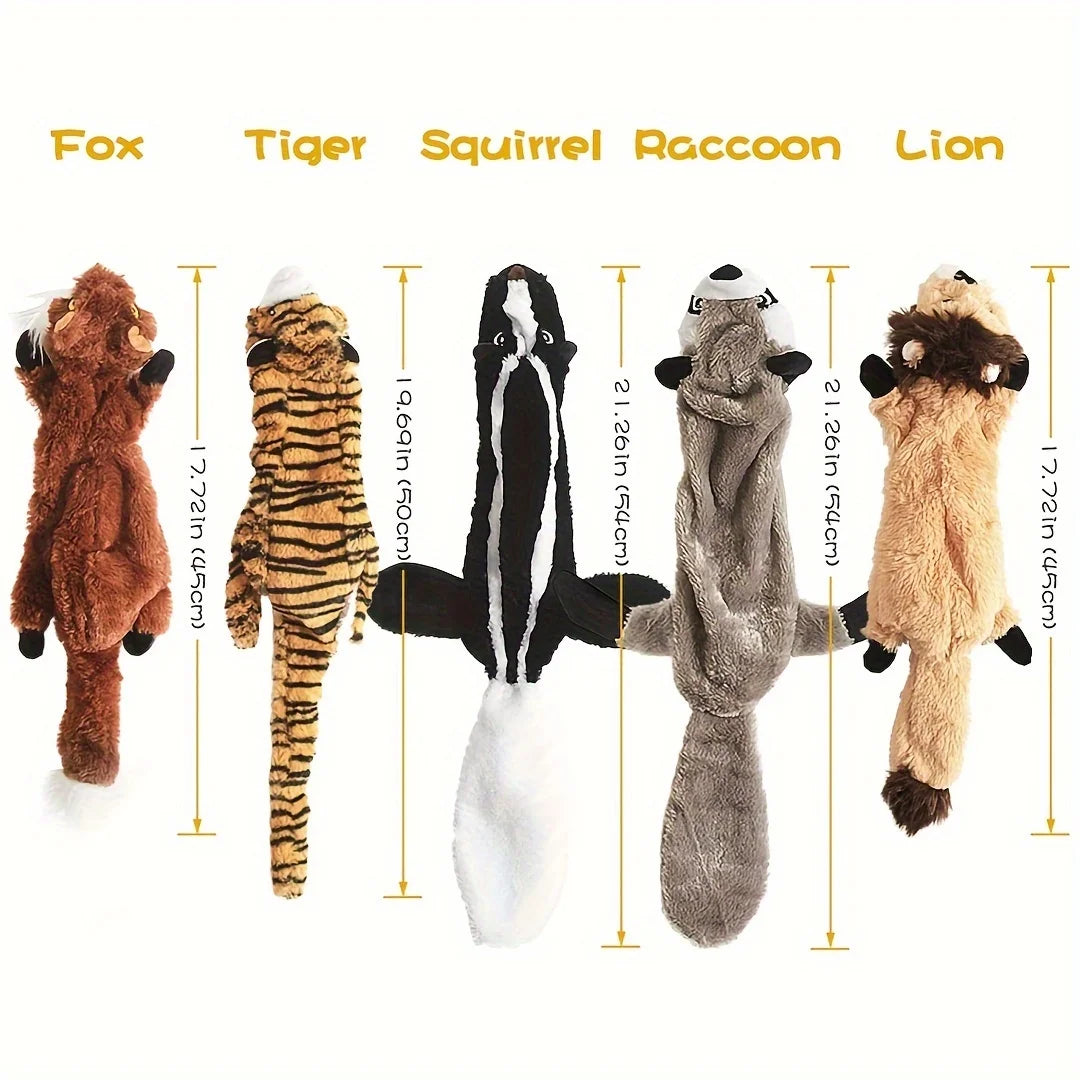 Squeaky Plush Dog Toy Durable Chew For All Breeds Gift