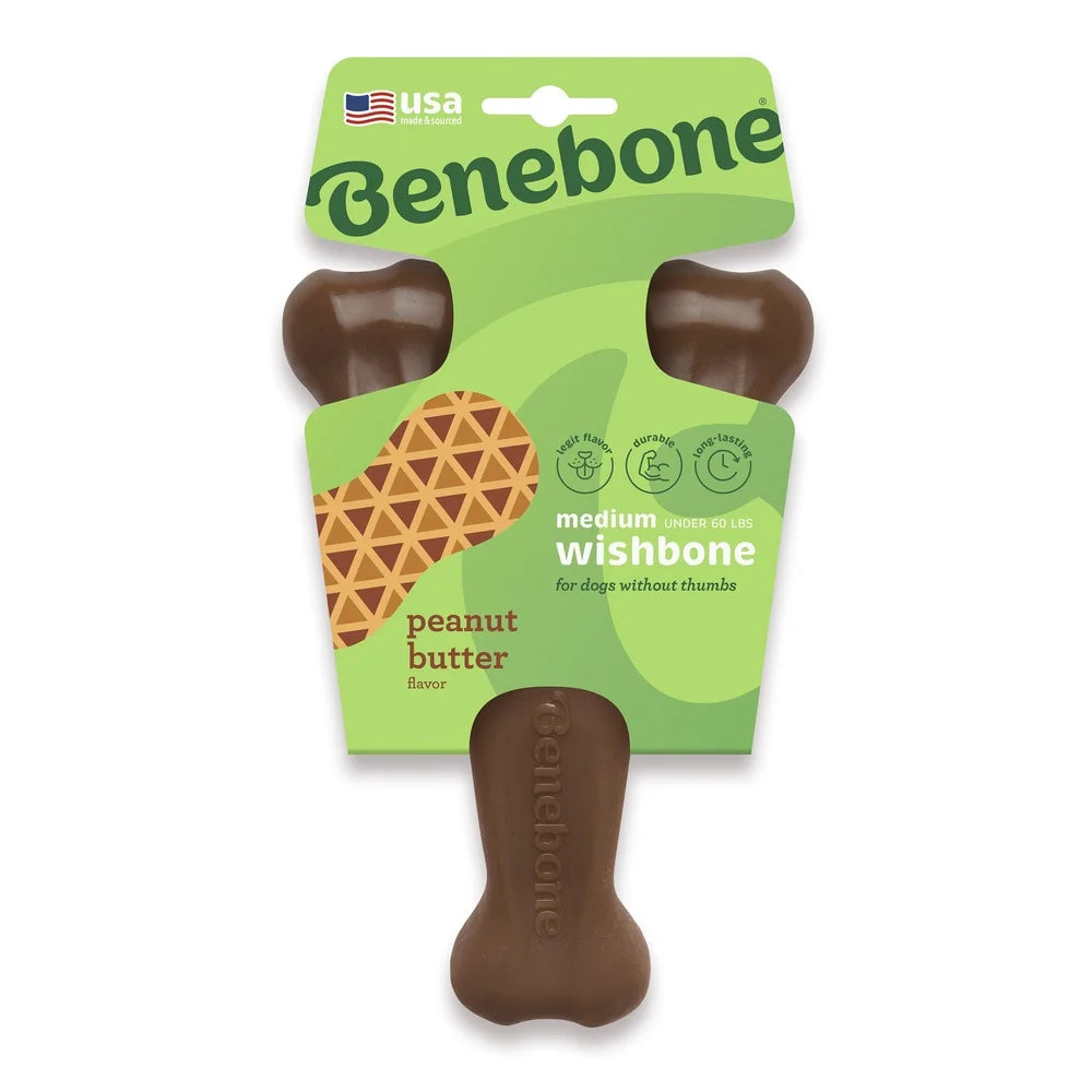 Durable Dog Chew Toy Aggressive Chewers Real Peanut Flavor