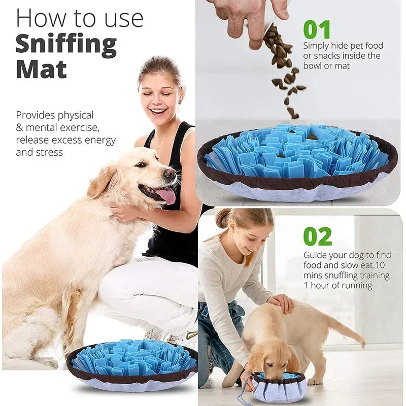 Dogs Snuffle Mat Nose Work Toy for Slow Feeding Training