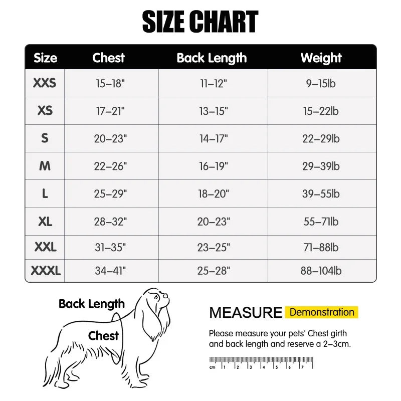 Recovery Suit For Dogs Cats After Surgery Prevent Licking