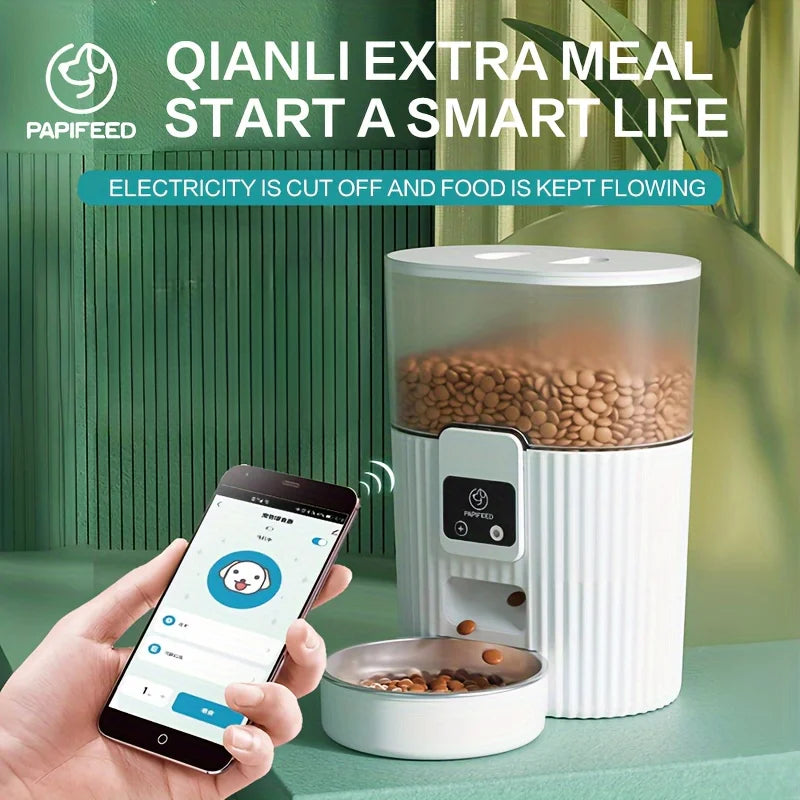 Papifeed Smart Cat And Dog Automatic Feeder With WiFi Remote