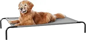 Amazon Basics Cooling Elevated Dog Bed With Metal Frame
