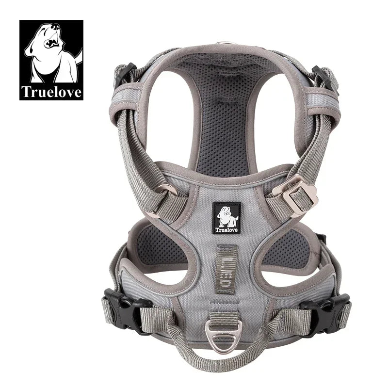 Truelove Explosionproof Dog Harness Camouflage Reflective Nylon Special Edition Upgrade TLH5653 Easy To Adjust