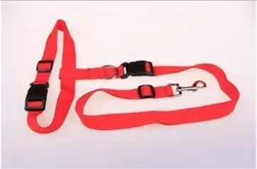 Adjustable Belt Traction Walking Pet Lead with Free Rope for Cats and Dogs - Jogging Supplies and Leash