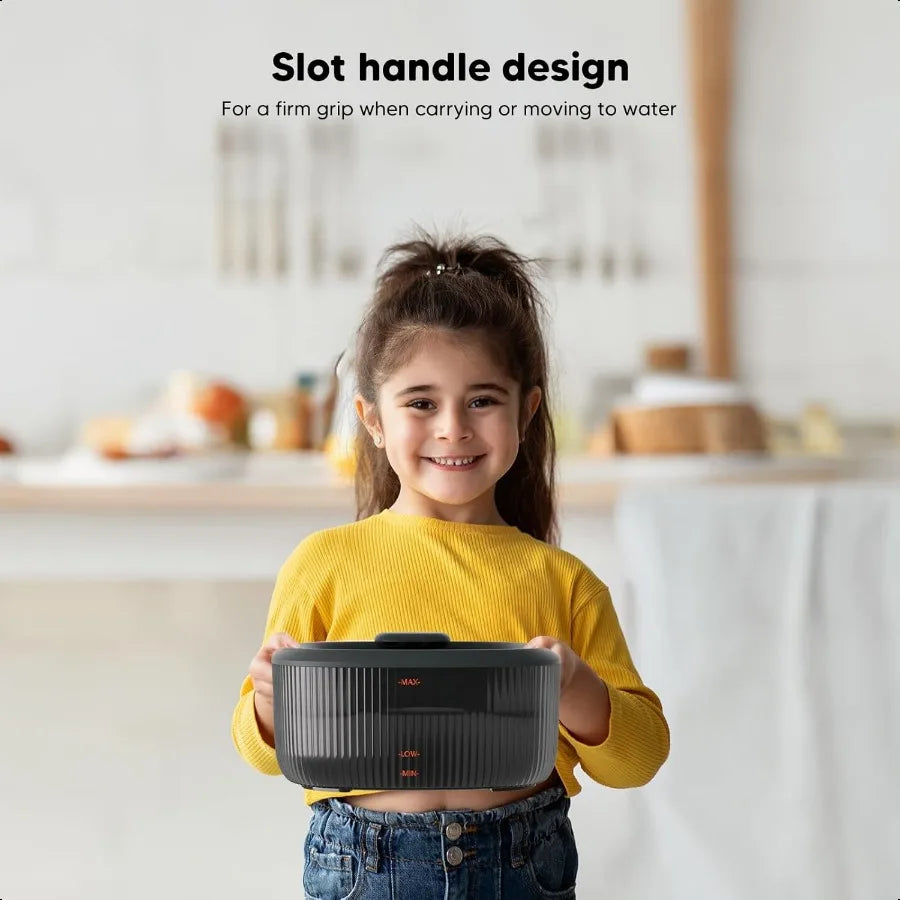 Dog Water Fountain For Large Dogs 6L 205oz 1.7Gal Automatic Water Dispenser For Dogs And Cats With 2 Filters Ultra