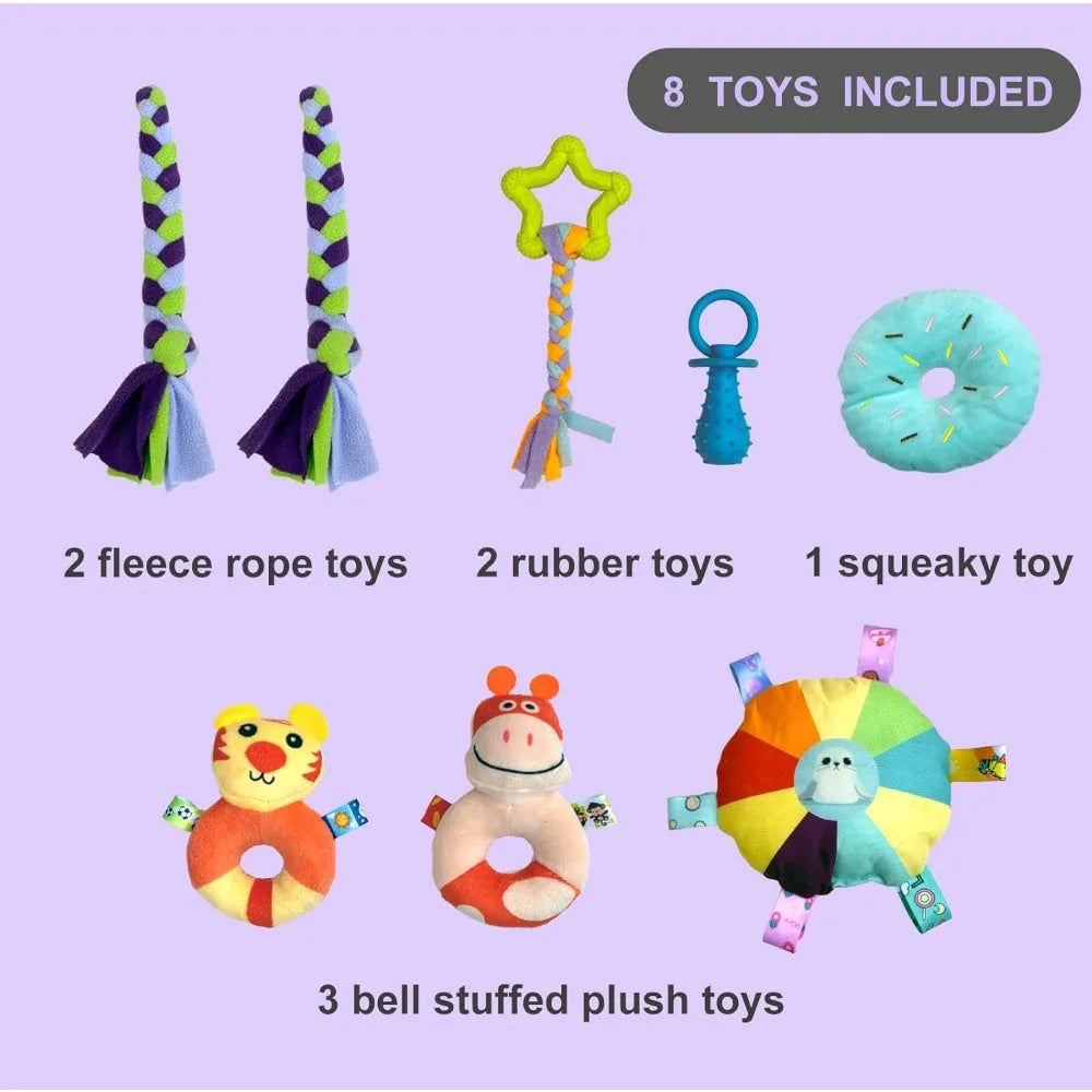 Puppy Play Gym For Small Dogs 8 Hanging Toys Jungle Gym
