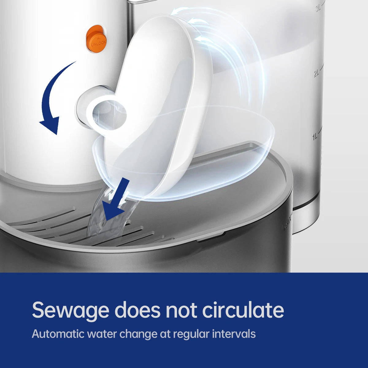 Smart Pet Water Dispenser Wireless Cat Water Fountain Rechargeable Automatic Water Feeder for Cats and Small Dogs