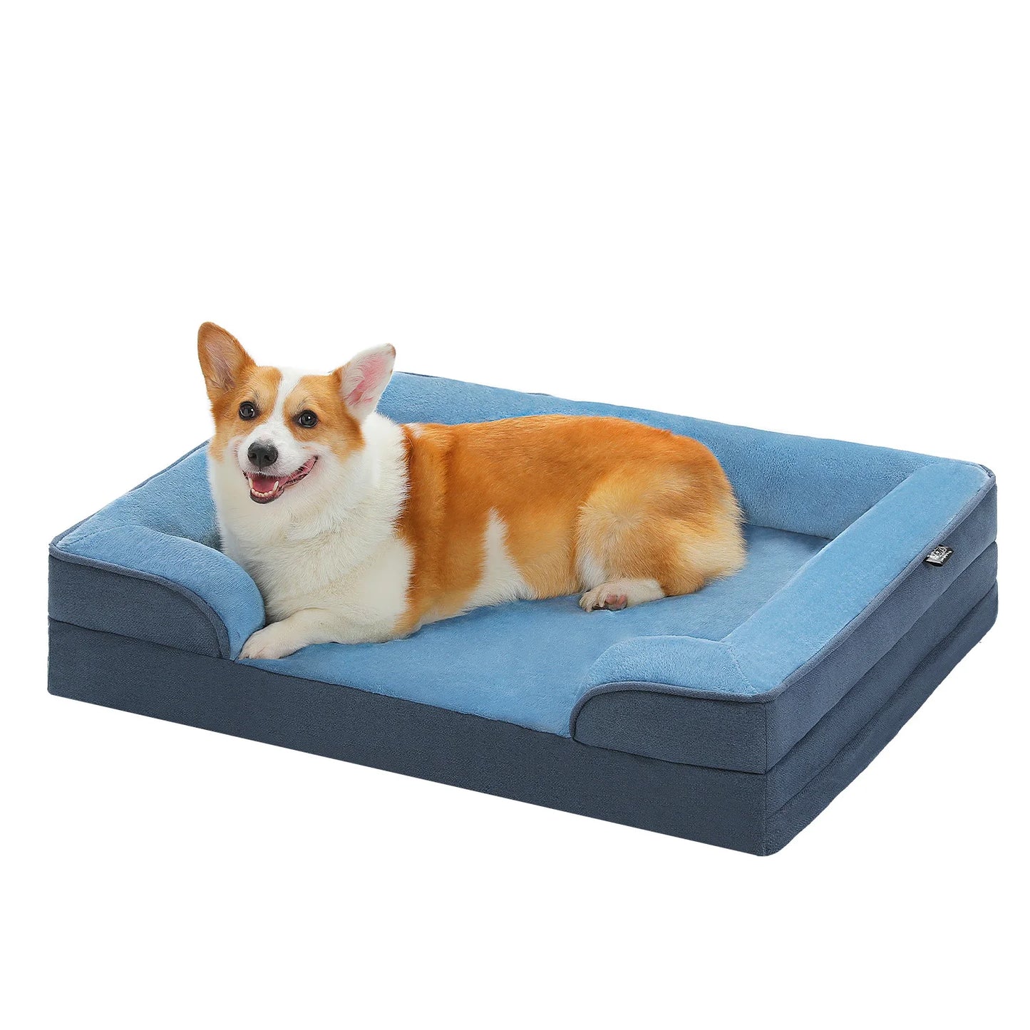 Large Dog Bed Removable Cover Washable Plush Corduroy