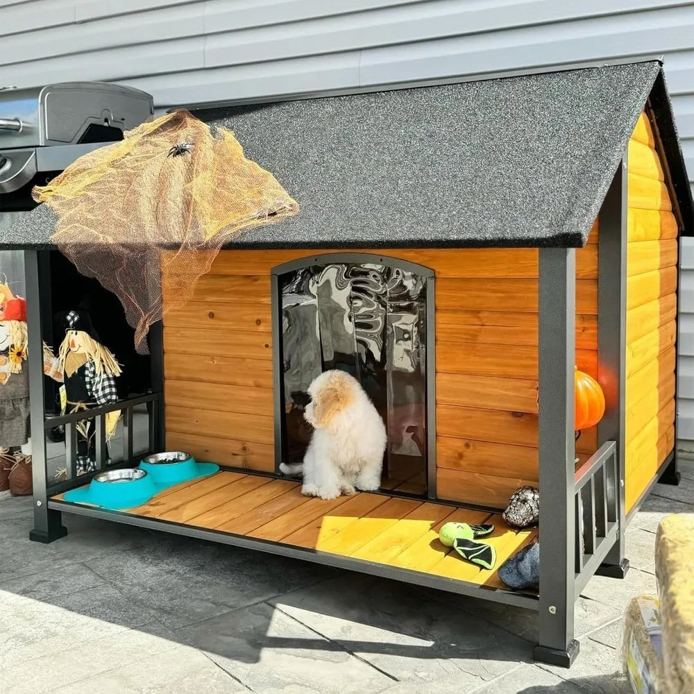 Extra Large Insulated Dog House Large Breed Weatherproof