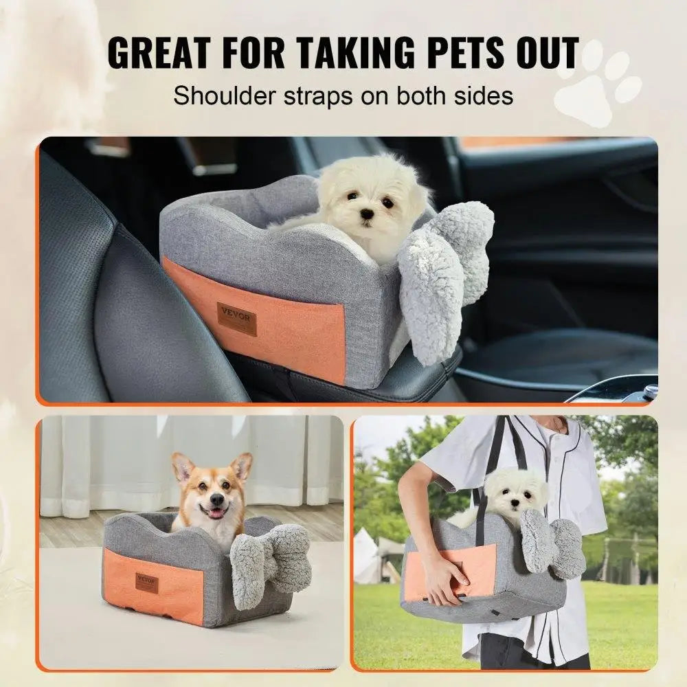 Dog Car Seat Booster for small Dogs Up to 8 lbs