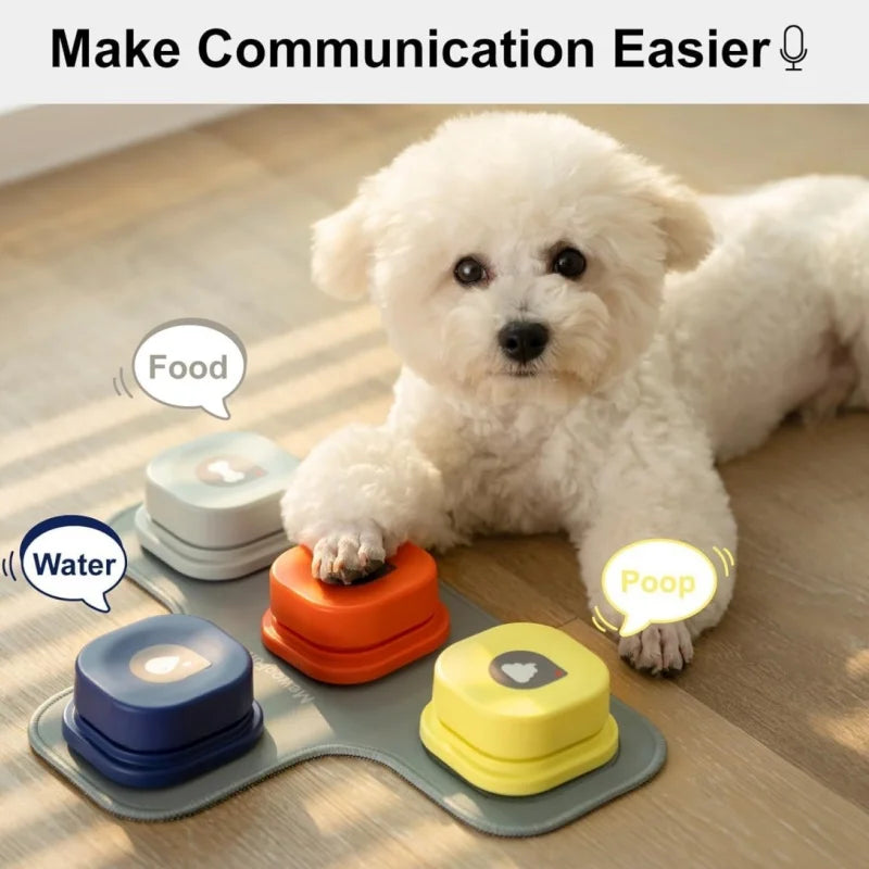 MewooFun Dog Button Record Talking Pet Toy Interactive