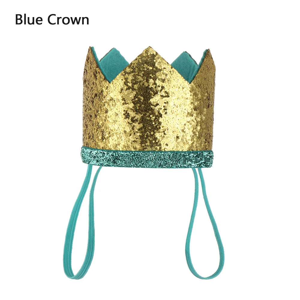 Pet Dogs Cats Birthday Caps Bibs Sequin Design Headwear Cap Hat Scarf Puppy Costume Christmas Party Bandana Pets Accessories