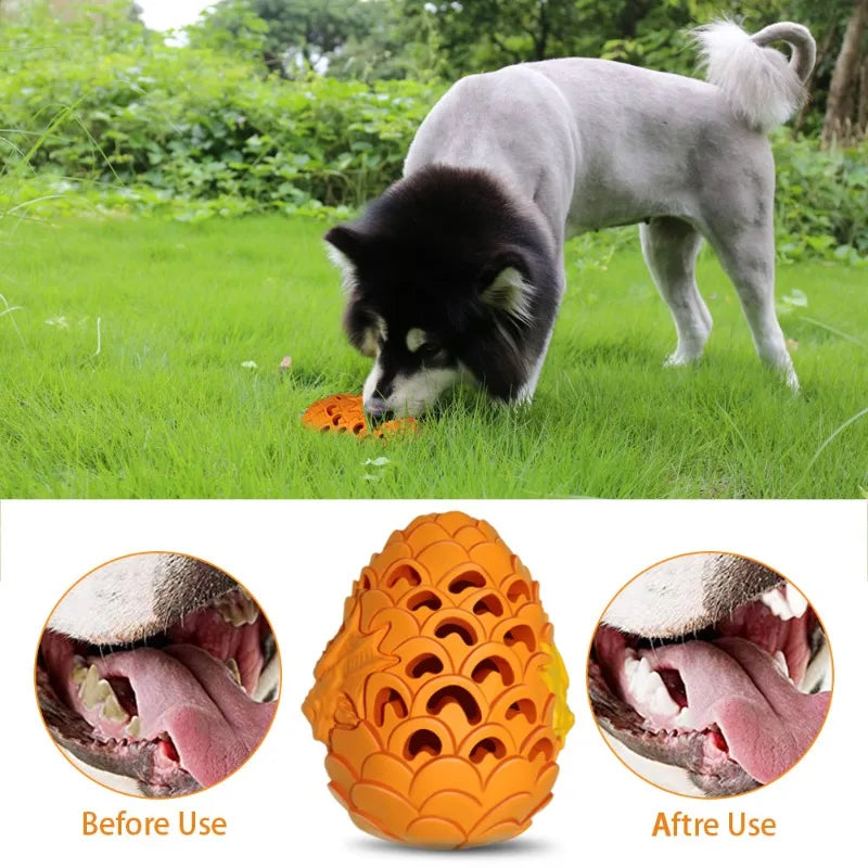 Dragon Egg Dog Chew Toy Aggressive Chewers Indestructible