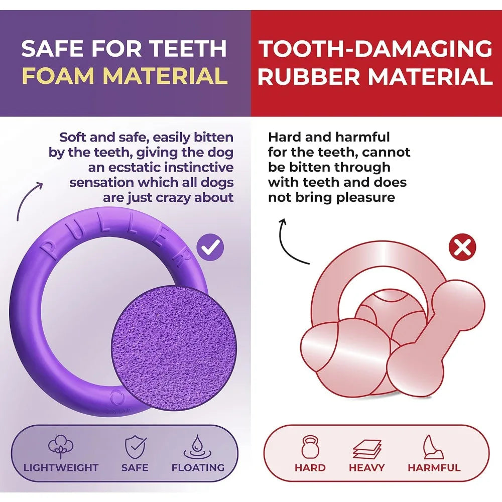 Puller Outdoor Dog Ring Toy For Fetch Tug Of War All Sizes