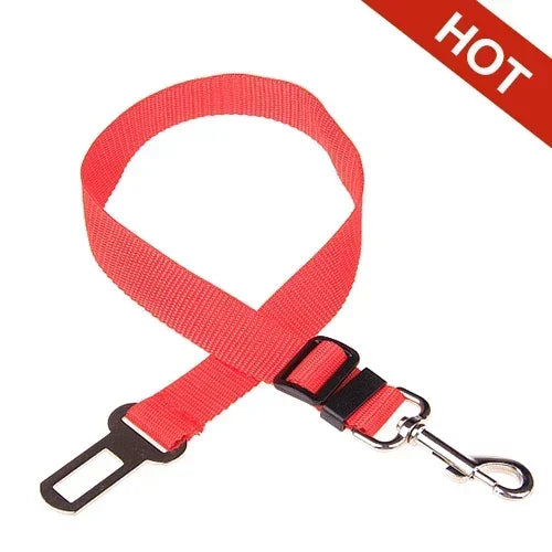 Adjustable Dog Car Seat Belt Harness Clip Safety Lever Vehicle For Cats Pets All Seasons
