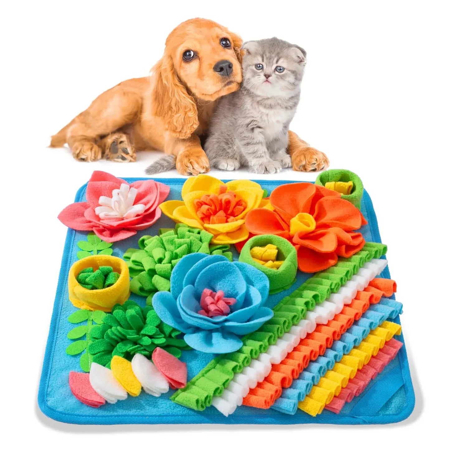Pet Sniffing Pad Foraging Toy Slow Feeder Mat For Dogs