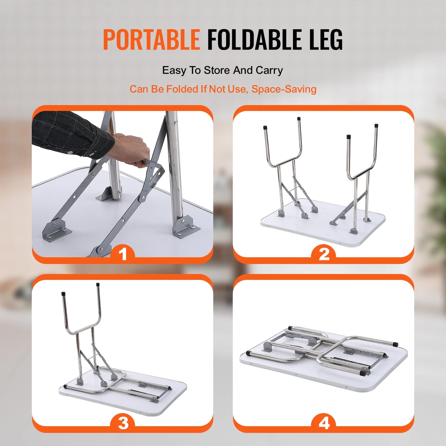 SucceBuy Foldable Pet Grooming Table With Arms And Clamp