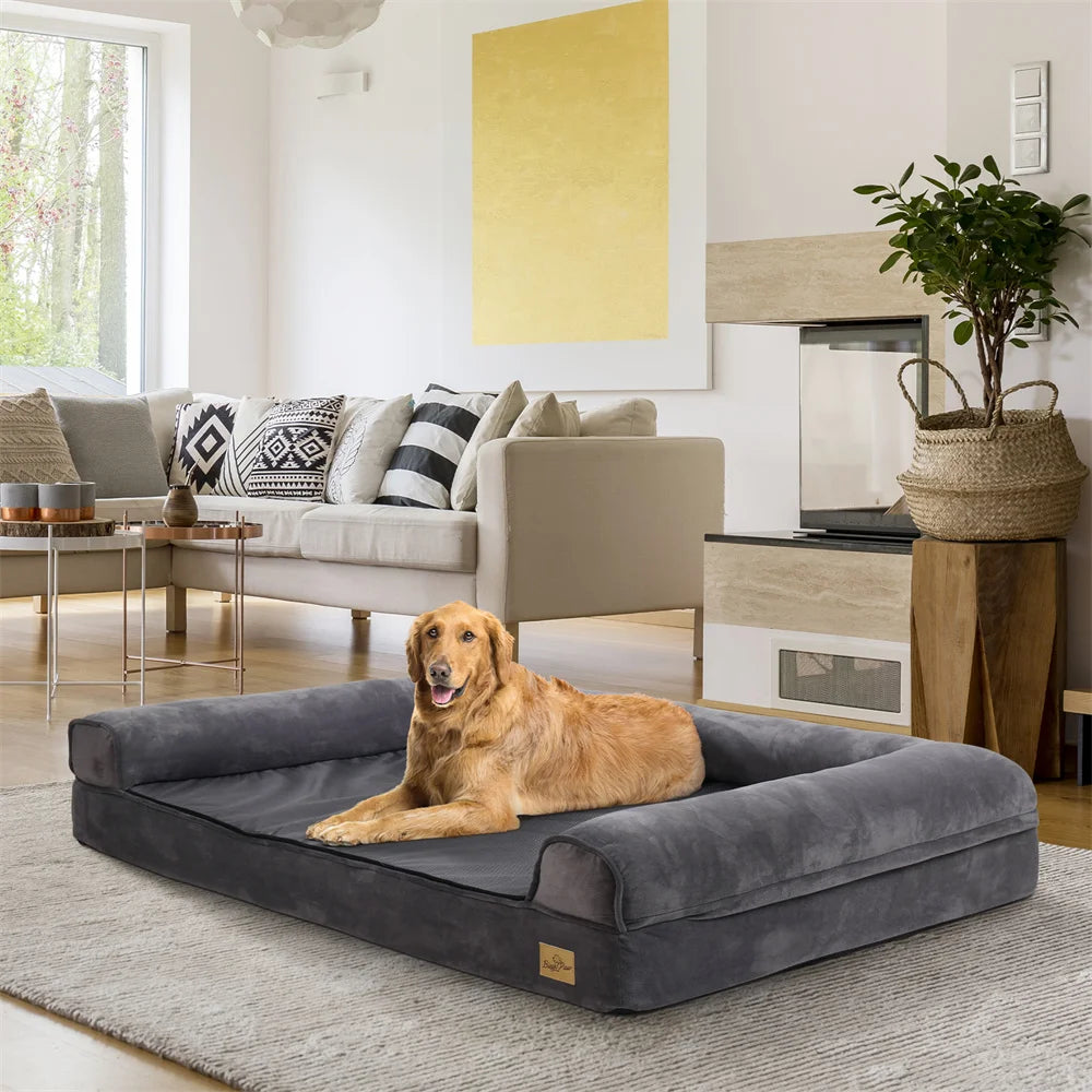 XXXL Calming Orthopedic Waterproof Memory Foam Dog Bed