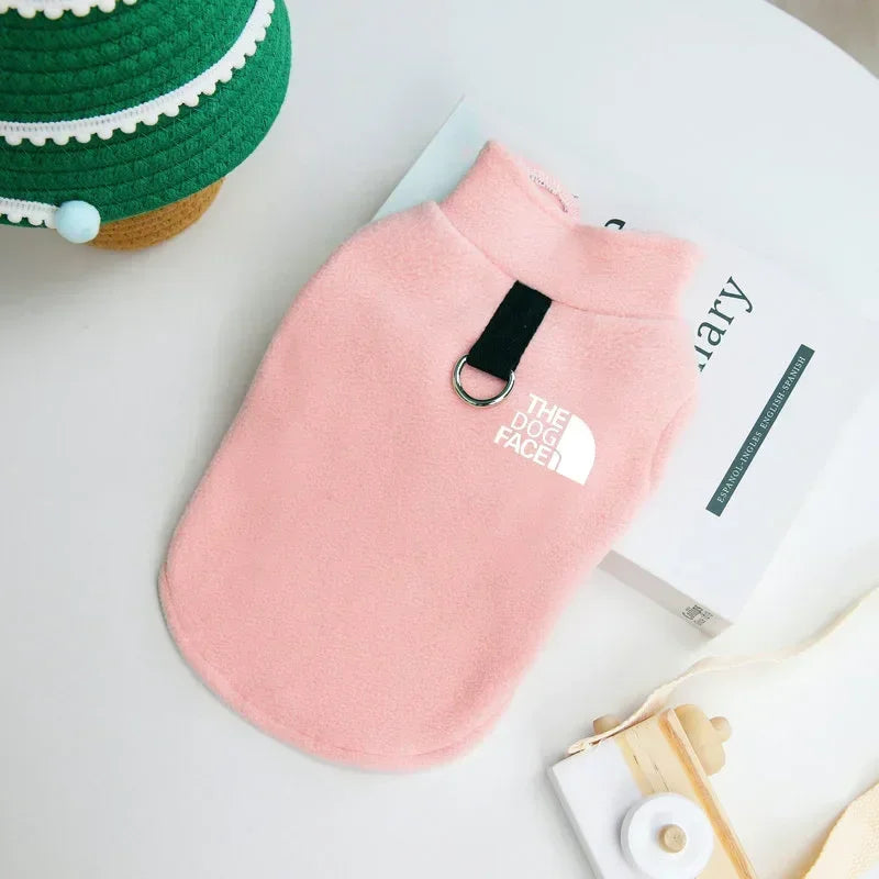 Autumn Winter Fleece Dog Sweater Coat For Small Dogs