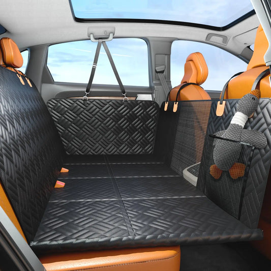 Rear Seat Dog Cover With 400 Pound Load Extender For Cars