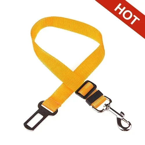 Adjustable Dog Car Seat Belt Harness Clip Safety Lever Vehicle For Cats Pets All Seasons