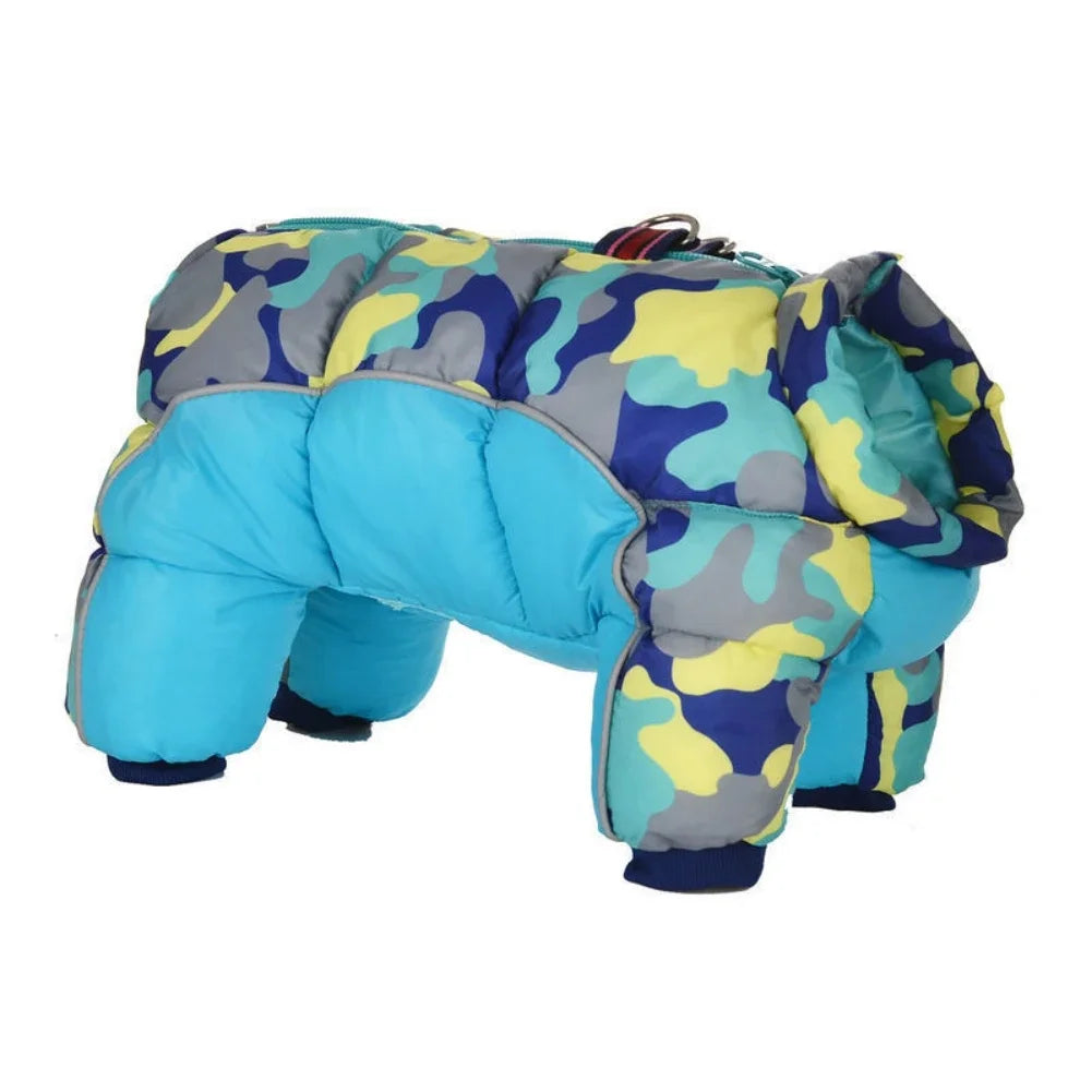 Warm Fleece Small Dog Winter Coat Pup Puffer Reflective
