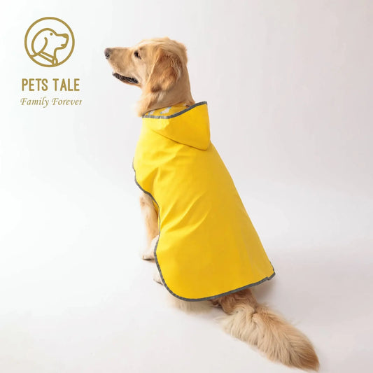 All Weather Dog Raincoat Dual Sided Waterproof Coat Velcro