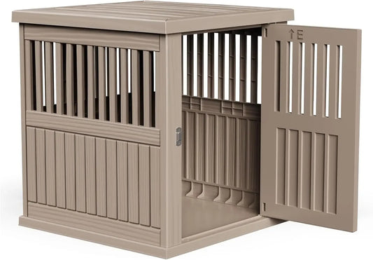 Lockable Dog Crate End Table For Small And Large Dogs