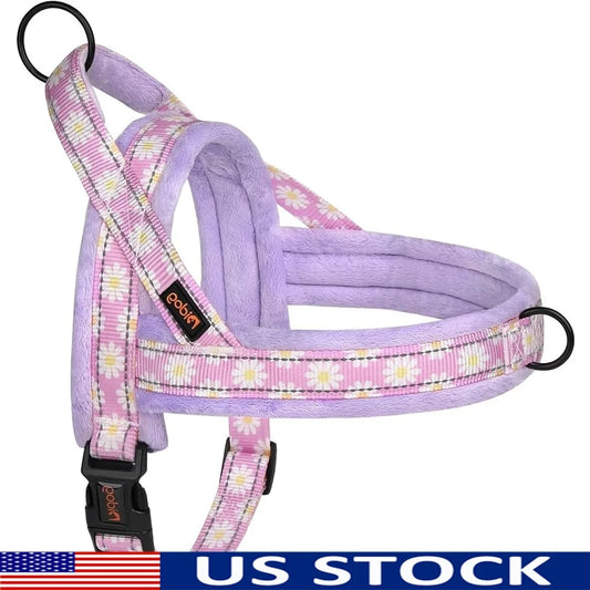 No Pull Dog Harness Soft Padded Easy Walk Adjustable Reflective Quick Release Buckle Comfortable Pet Harness for Training and Outdoor Use