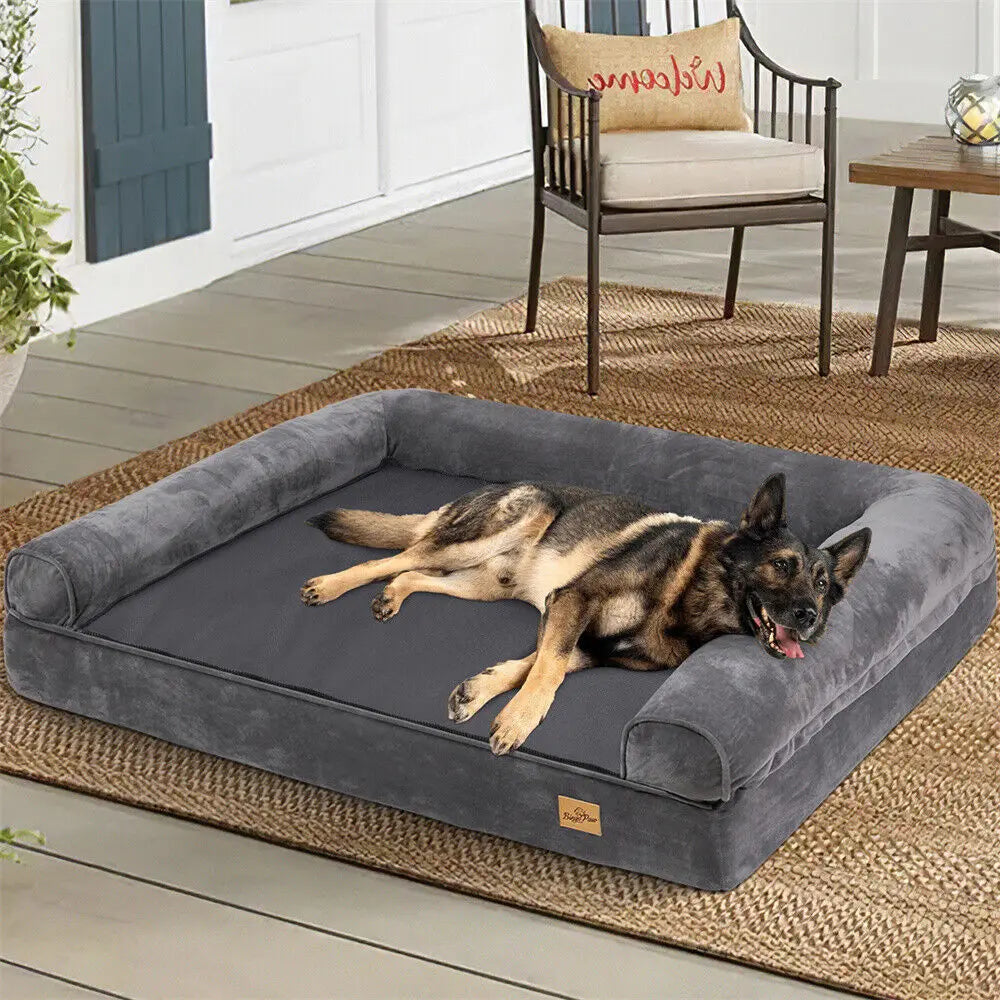 XXXL Calming Orthopedic Waterproof Memory Foam Dog Bed
