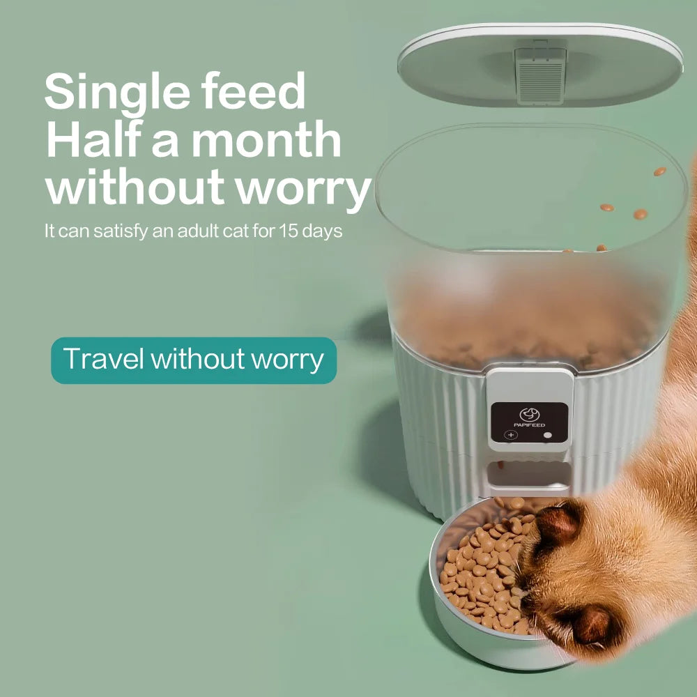 Papifeed Smart Cat And Dog Automatic Feeder With WiFi Remote