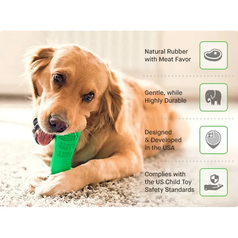 Dog Toothbrush Chew Toy for Large Breed Teeth Cleaning