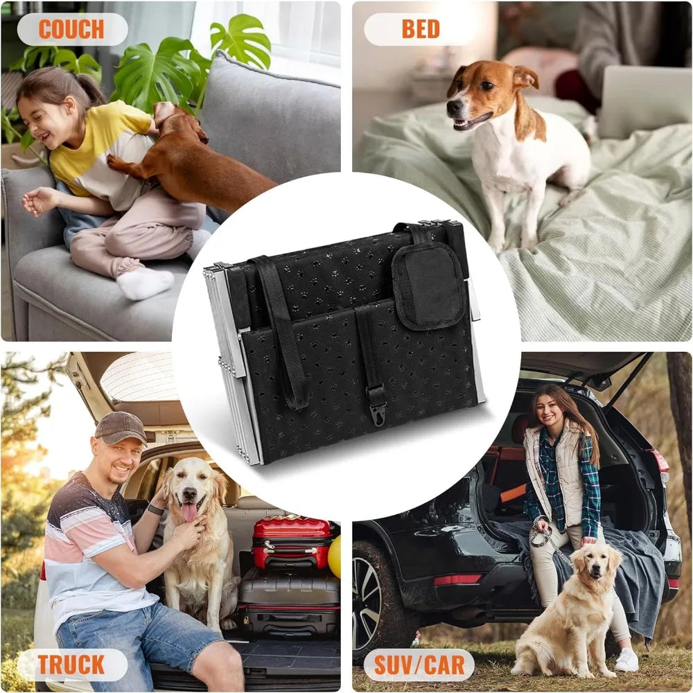 Large Dog Ramp Portable Car SUV Truck Steps Up To 200 Lbs