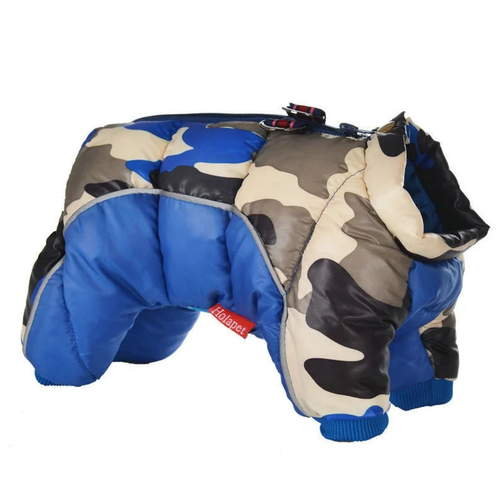 Warm Fleece Small Dog Winter Coat Pup Puffer Reflective