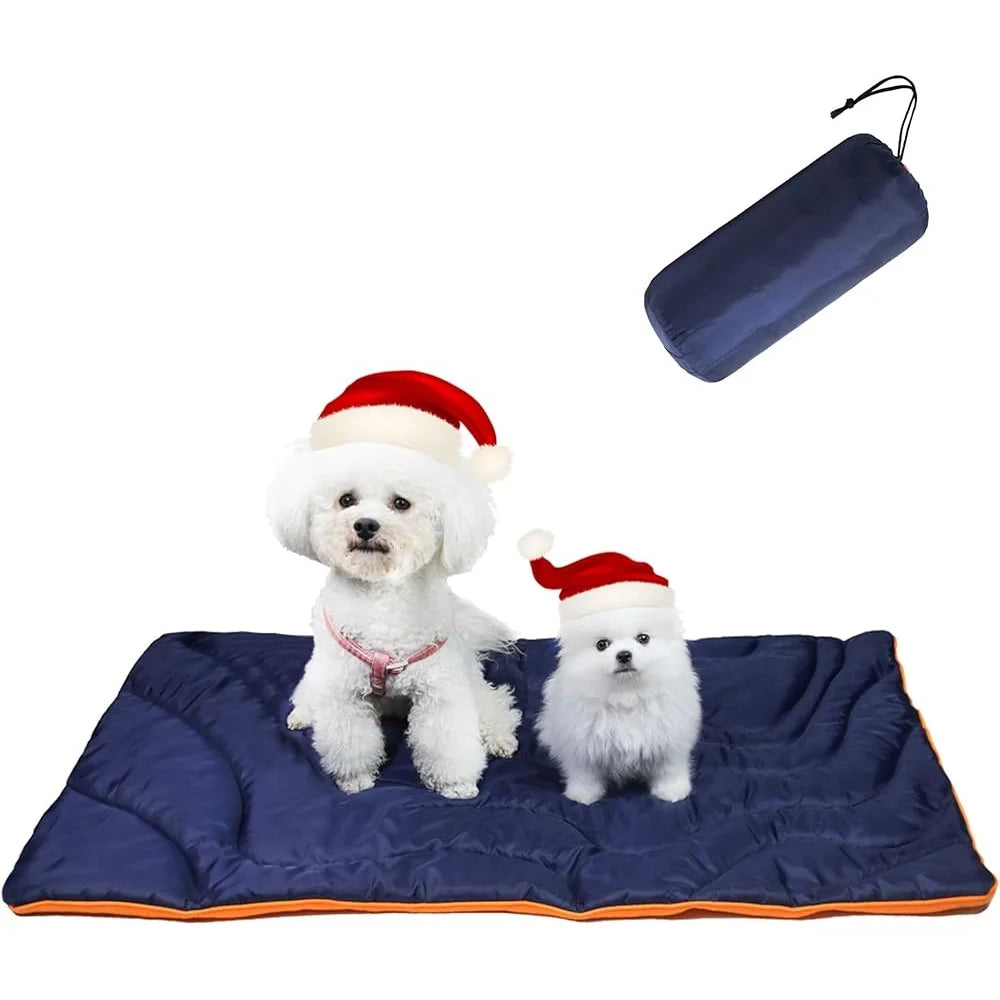 Large Waterproof Dog Mat Portable Travel Cushion Roll Up