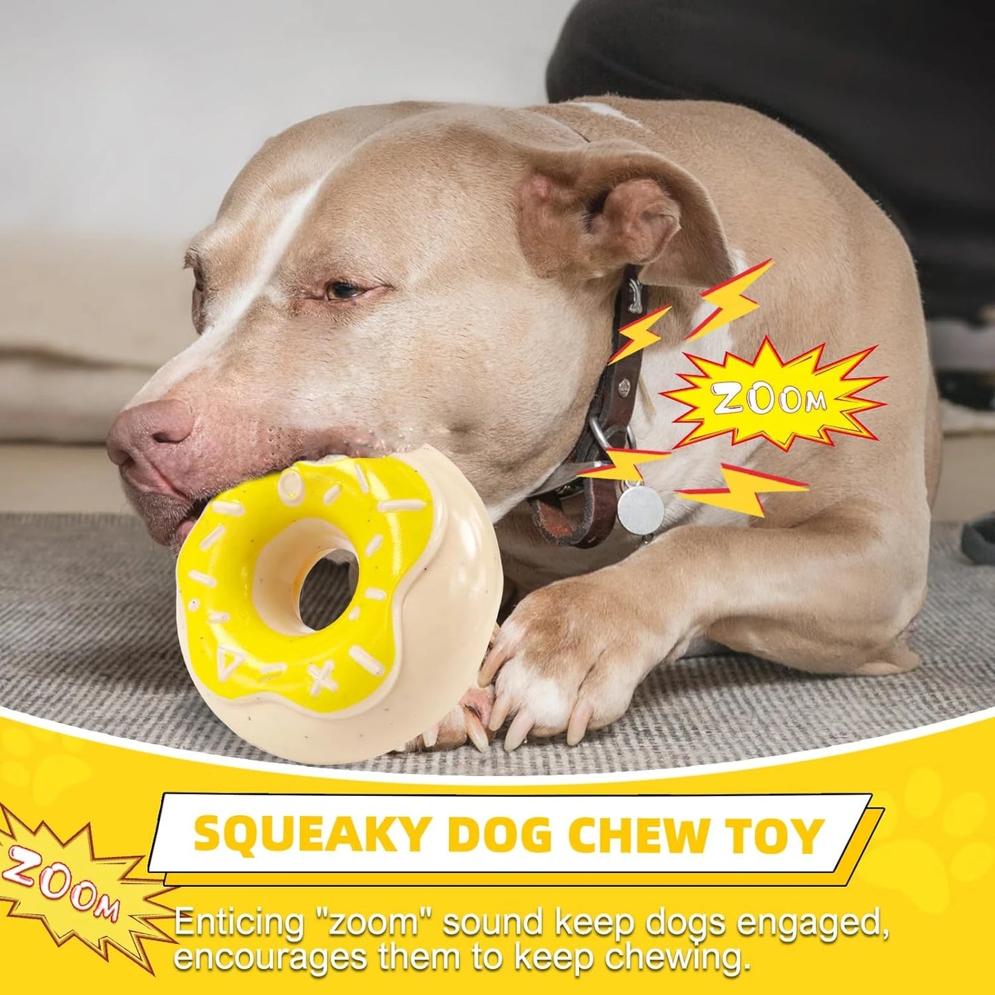Durable Luffy Milk Flavored Dog Toy for Aggressive Chewers High Quality Engaging Design Yellow Color Hand Washable