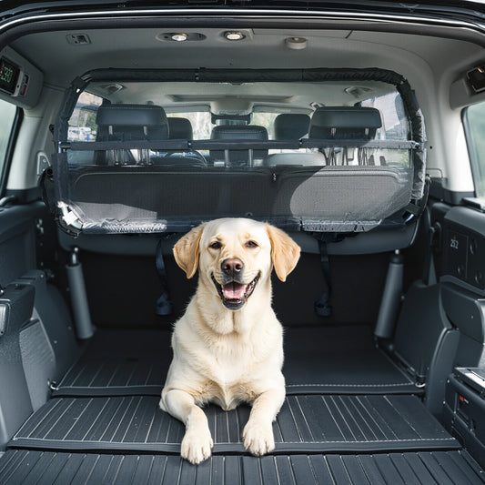 SucceBuy Dog Car Barrier See Through Mesh Universal Fit