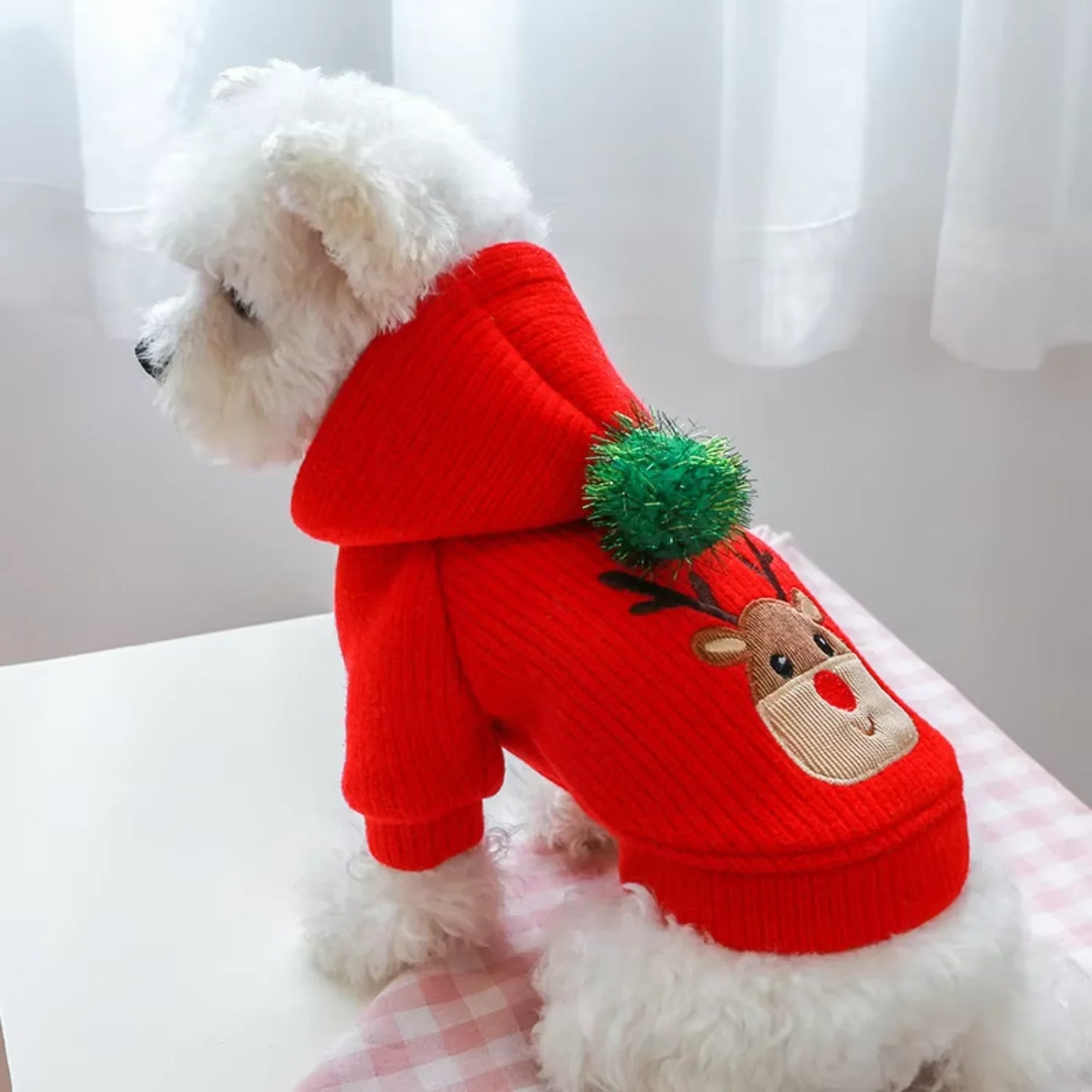 Pet Skirt Dress Warm Winter Coat For Small Dogs Christmas