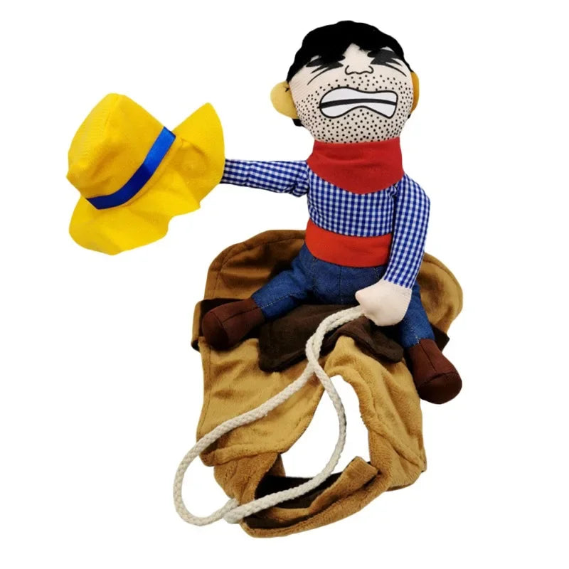Halloween Party Dog Clothes Funny Cowboy Costume Jacket