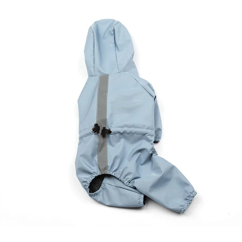 Four Legged Waterproof Raincoat For Spring And Summer Dog