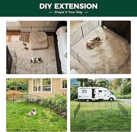 MiniPaws Unleashed Dog Playpen For Yard And RV Camping