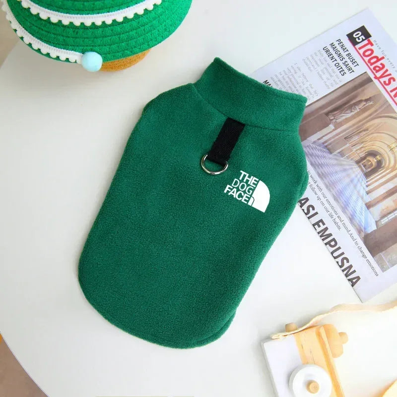 Autumn Winter Fleece Dog Sweater Coat For Small Dogs