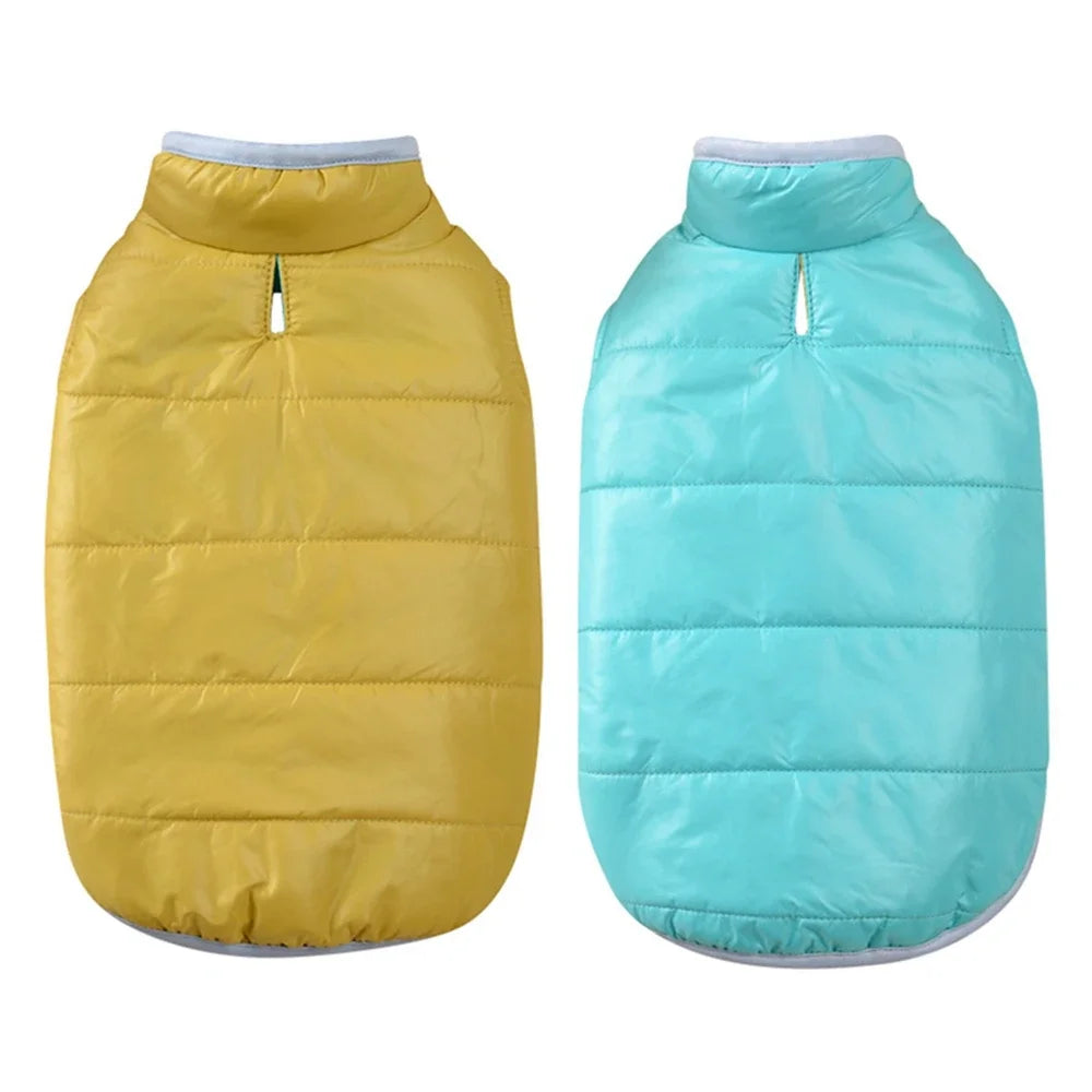 Reversible Dog Coat Waterproof Winter Vest Jacket For Dogs