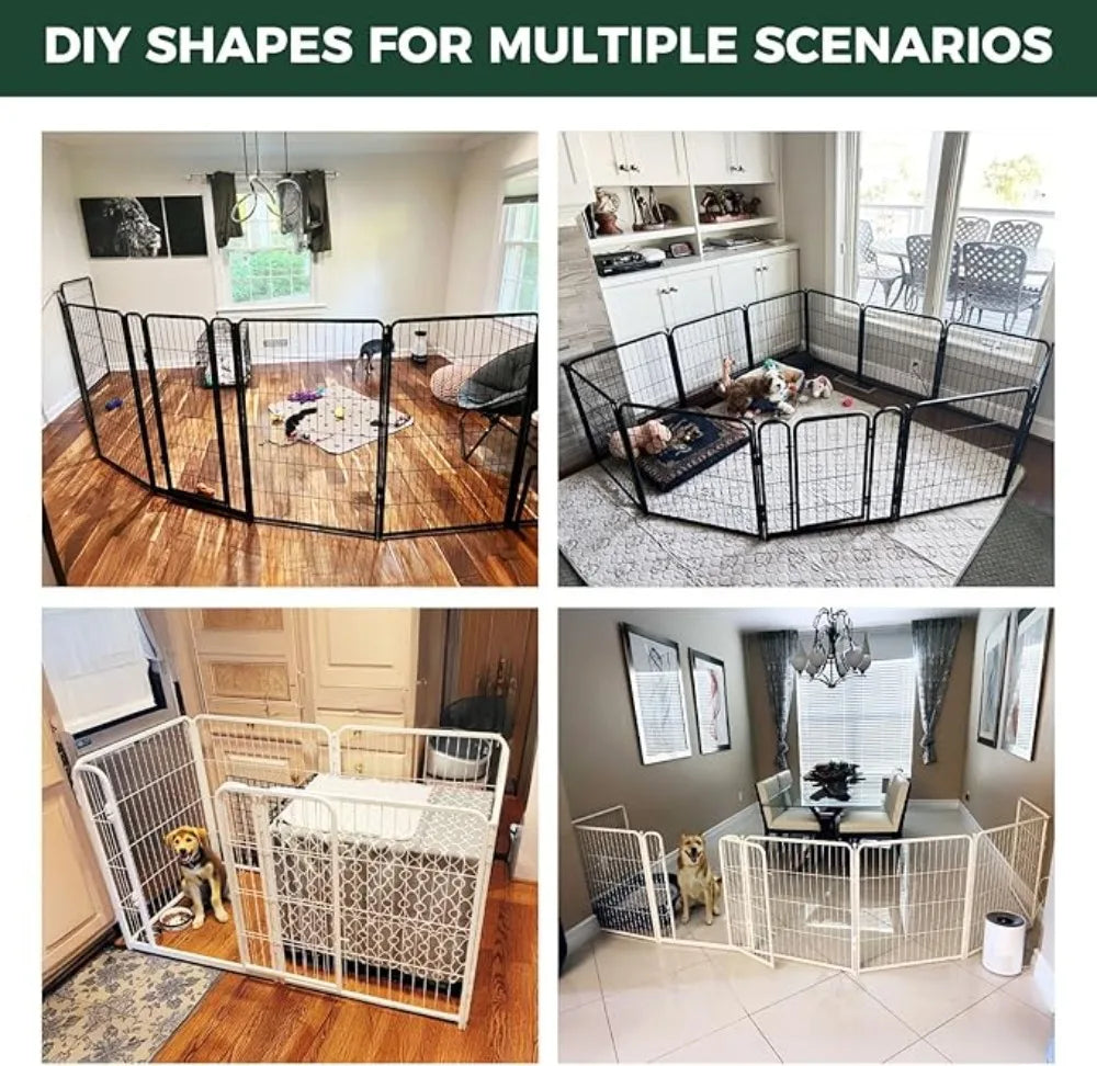 Homeplus Indoor Dog Playpen Heavy Duty 32 Inch 16 Panels
