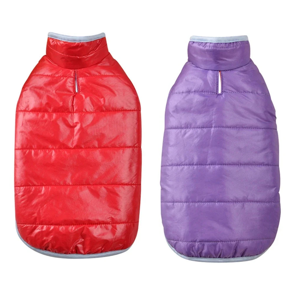Reversible Dog Coat Waterproof Winter Vest Jacket For Dogs